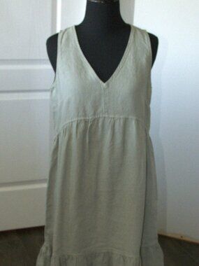 Cynthia Rowley Linen V-neck Mini Dress size Small